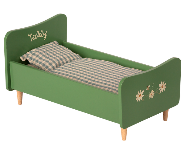 Pat de lemn de jucarie - Teddy - Dusty Green - Maileg