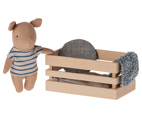 Jucarie Textila - Purcel Baietel - Baby in box - Maileg