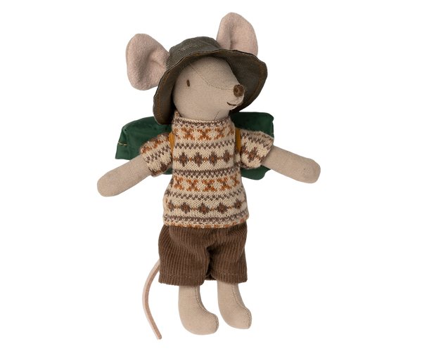 Jucarie Textila - Hiker mouse, Big brother - Maileg