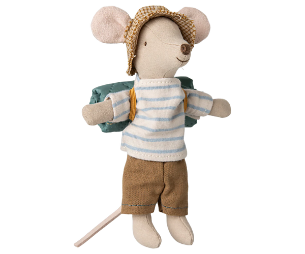 Jucarie textila - Hiker mouse - Big brother - Maileg