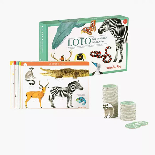 Joc loto cu animale - Moulin Roty