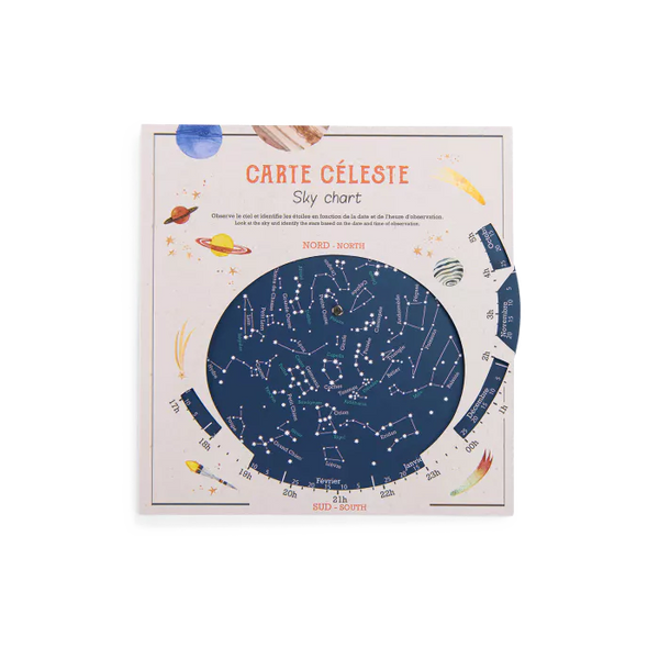 Harta cerească – Descopera stelele si constelatiile - Moulin Roty