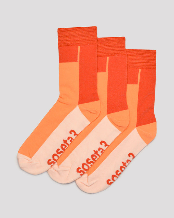 Sosete adulti - Red Blocks - Soseta3