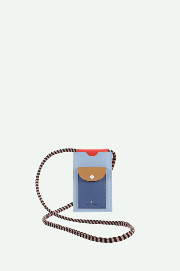 Husa pentru telefon/card -  albastra - Sticky Lemon